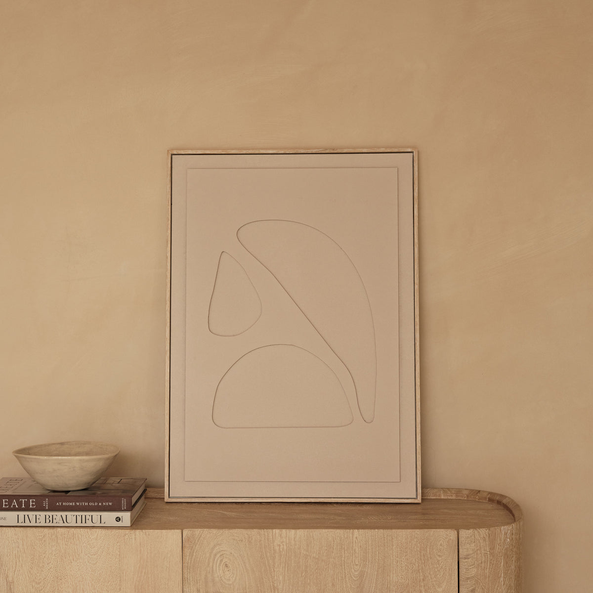 Escala 70x50cm Concrete Effect Abstract Wall Art - II - Laura James 