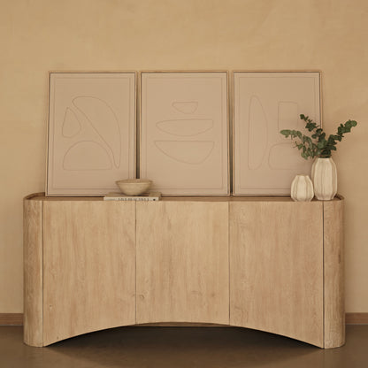 Escala 70x50cm Concrete Effect Abstract Wall Art - II - Laura James 
