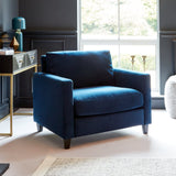 Outlet - Ava Ink Armchair - Black Oak Legs