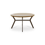 Ezra 130cm Whitewash Round Dining Table - Laura James 
