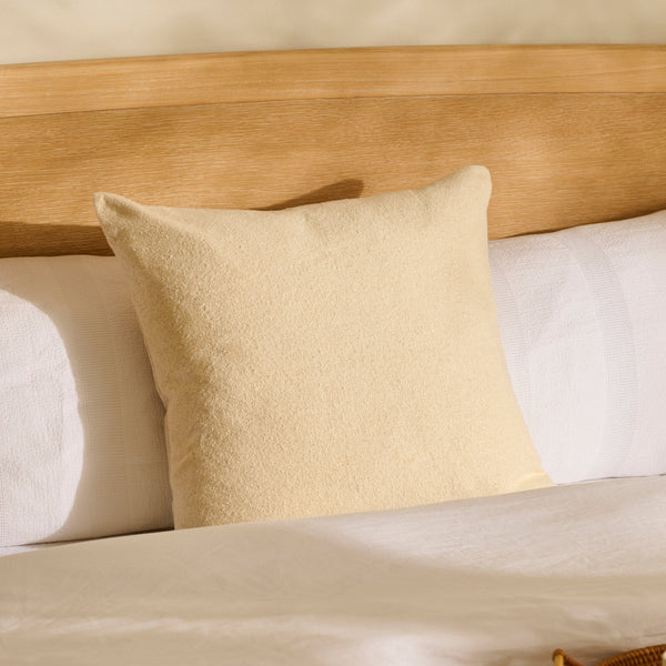 Ealing 57 x 57cm Textured Cushion Cover - Clay – Laura James