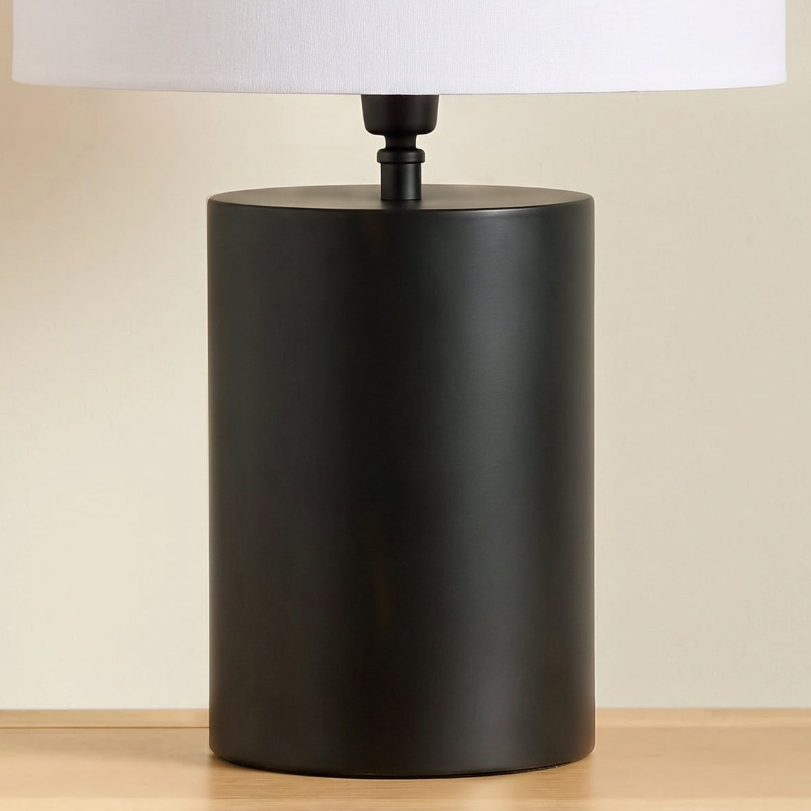 Ebford 26cm Table Lamp Base - Matte Black - Laura James 