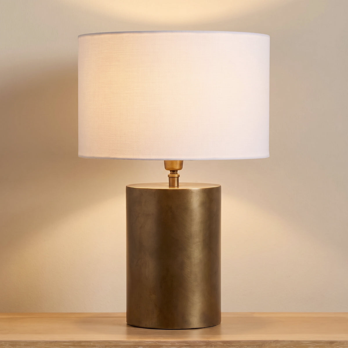 Ebford 26cm Table Lamp Base - Heirloom Brass - Laura James 