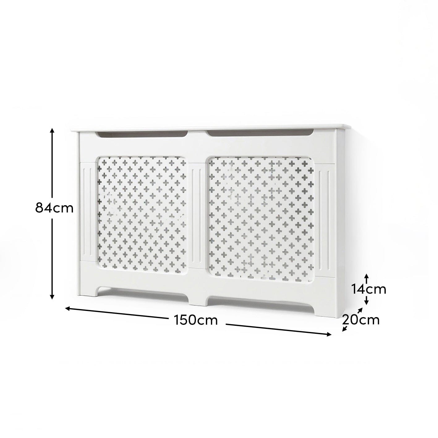 Radiator Cover - White Painted - Large - Laura James