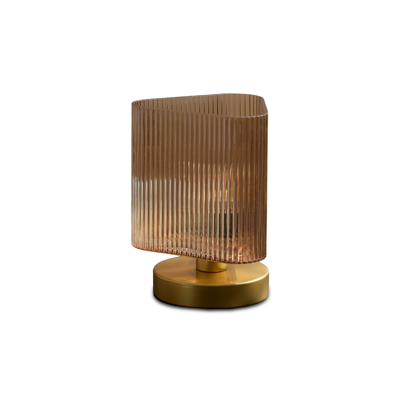 Edworth 20cm Table Lamp - Champagne Glass - Laura James 