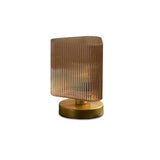 Edworth 20cm Table Lamp - Champagne Glass - Laura James 