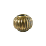 Elcombe Small Metal Tea Light Holder - Bronze - Laura James