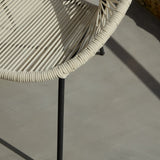 Eli Beige Rope Chairs - Set of 2 - Laura James