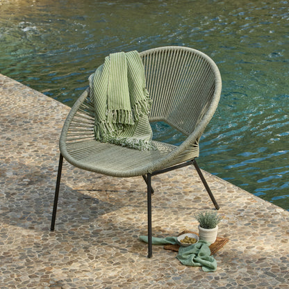 Eli Green Rope Chairs - Set of 2 - Laura James