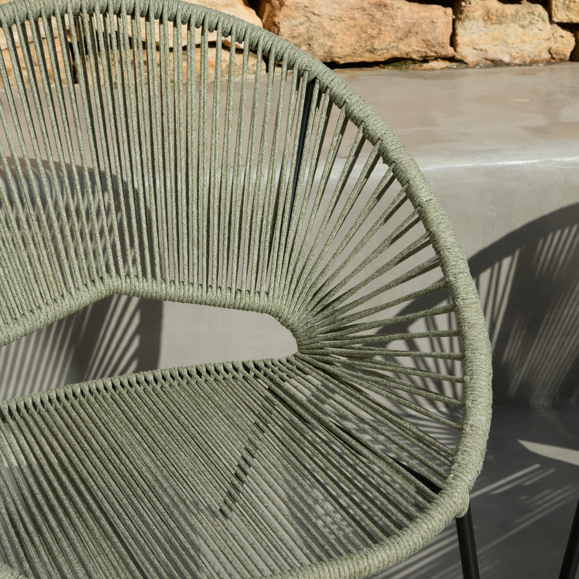 Eli Green Rope Chairs - Set of 2 - Laura James