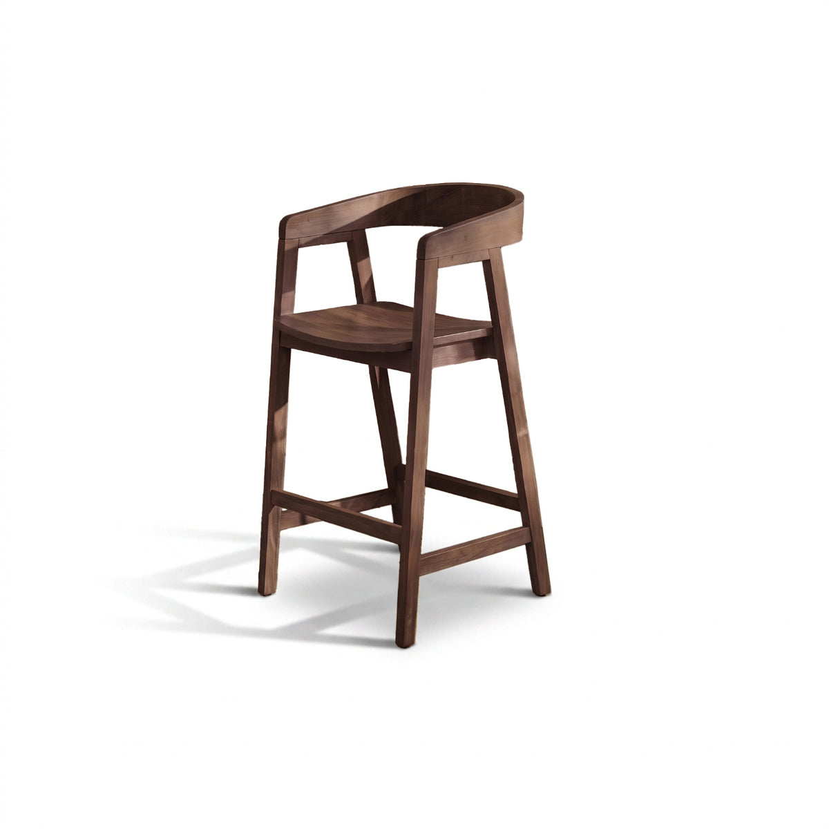 Ella Bar Stool - Coffee Brown - Laura James 