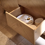 Ella 2 Door 2 Draws Large Sideboard - Pale Oak - Laura James 
