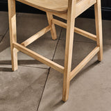 Ella Bar Stool - Whitewash Oak - Laura James
