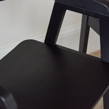 Ella Carver Black Oak Chair - Set of 2 - Laura James