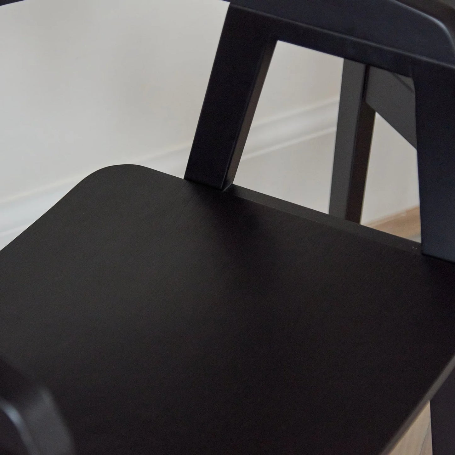 Ella Black Oak Dining Chairs - Laura James 