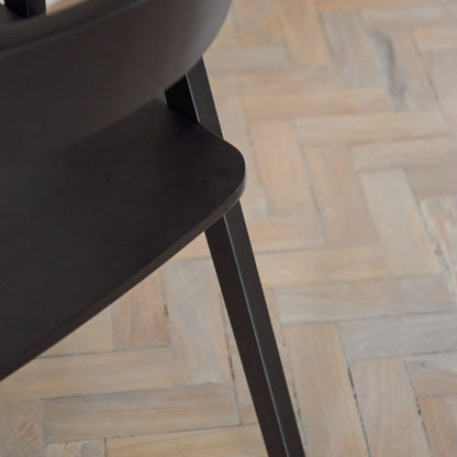 Ella Carver Black Oak Chair - Set of 2 - Laura James