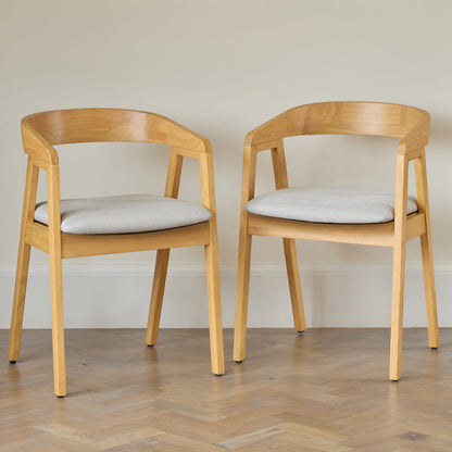 Paul_118-158cm_Extending_Dining_Table_Pale_Oak_Ella_Carver_Dining_Chairs_Fawn_Linen-12 - Laura James
