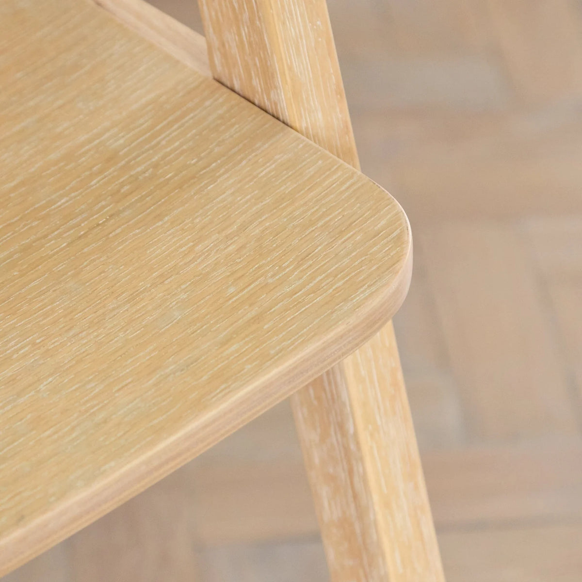 Olivia 160-240cm Whitewash Oak Dining Table Set - 6 Seater - Ella Whitewash Oak Dining Armchairs