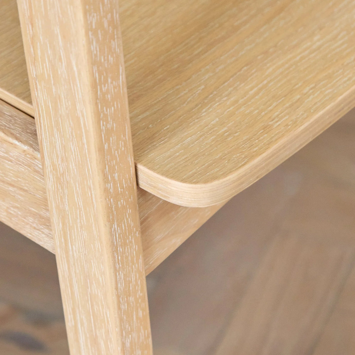 Olivia 160-240cm Whitewash Oak Dining Table Set - 6 Seater - Ella Whitewash Oak Dining Armchairs