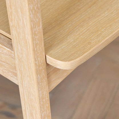 Olivia 160-240cm Whitewash Oak Dining Table Set - 6 Seater - Ella Whitewash Oak Dining Armchairs