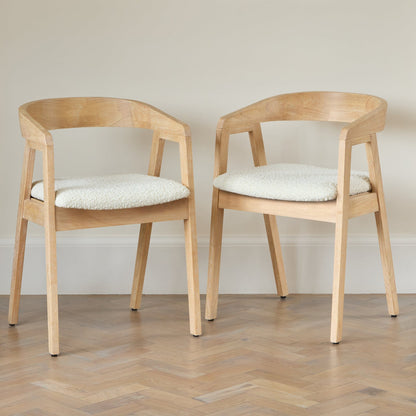 Raleigh_160cm_Rectangular_Dining_Table_Whitewash_Oak_and_Ella_Carver_Chair_Off_White_Boucle-13