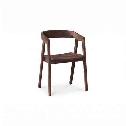 Ella Coffee Brown Dining Armchairs - Set of 2
