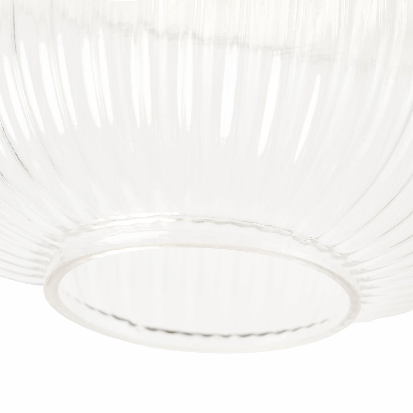 Elland 21cm Glass Pendant Light - Gold - Laura James 