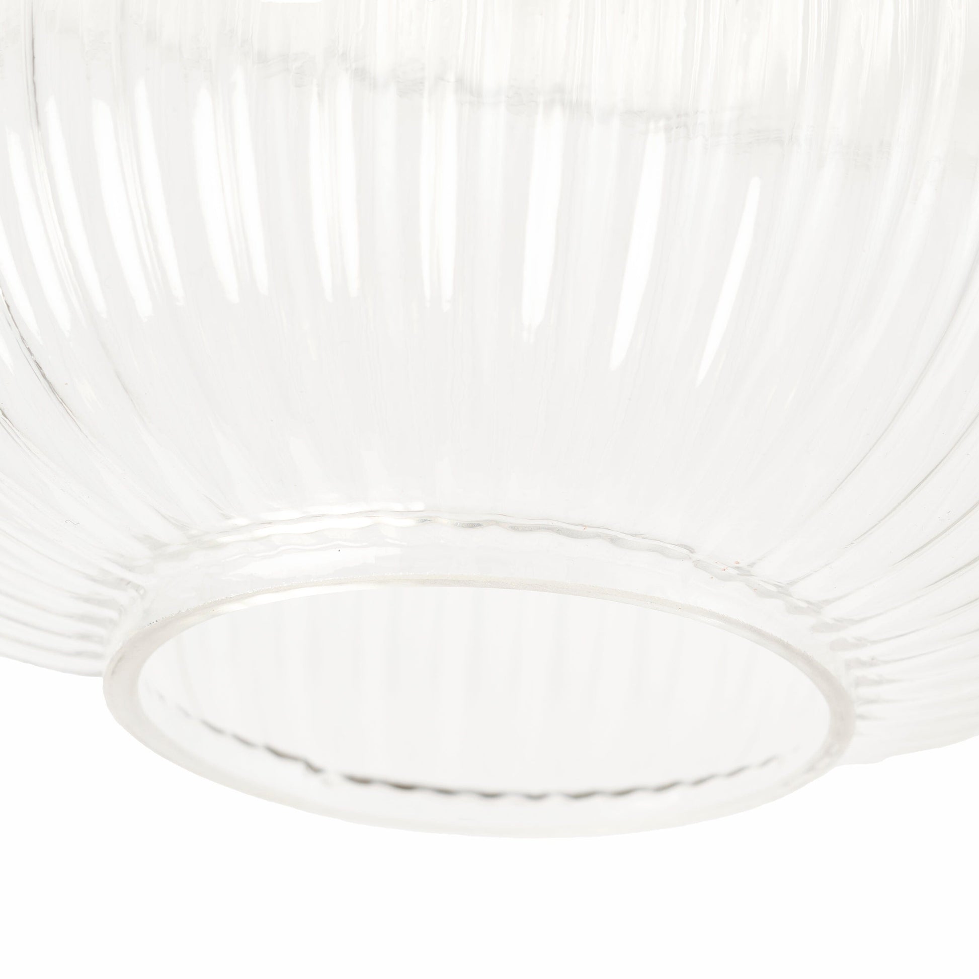 Elland 21cm Glass Pendant Light - Gold - Laura James 
