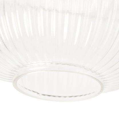 Elland 21cm Glass Pendant Light - Gold - Laura James 