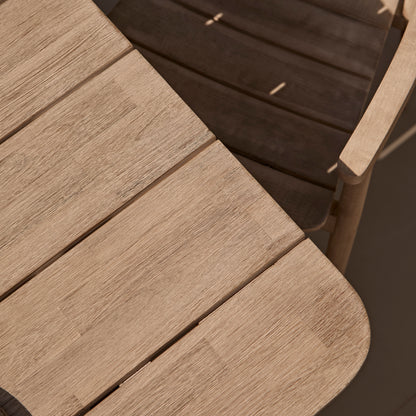 Elowen 6 Seater Wooden Garden Dining Set with Elowen Chairs - Laura James