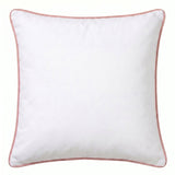 Elsham 45x45cm Velvet Trim Cushion Cover - Rose Pink - Laura James 
