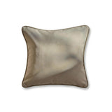 Elsham 45x45cm Scatter Cushion Cover - Ivory with Clay Velvet Piping - Laura James