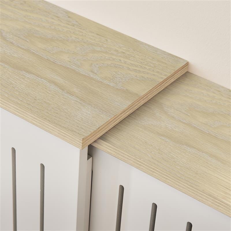 Outlet - Elspeth Extending Radiator Cover - Whitewash Oak – Laura James