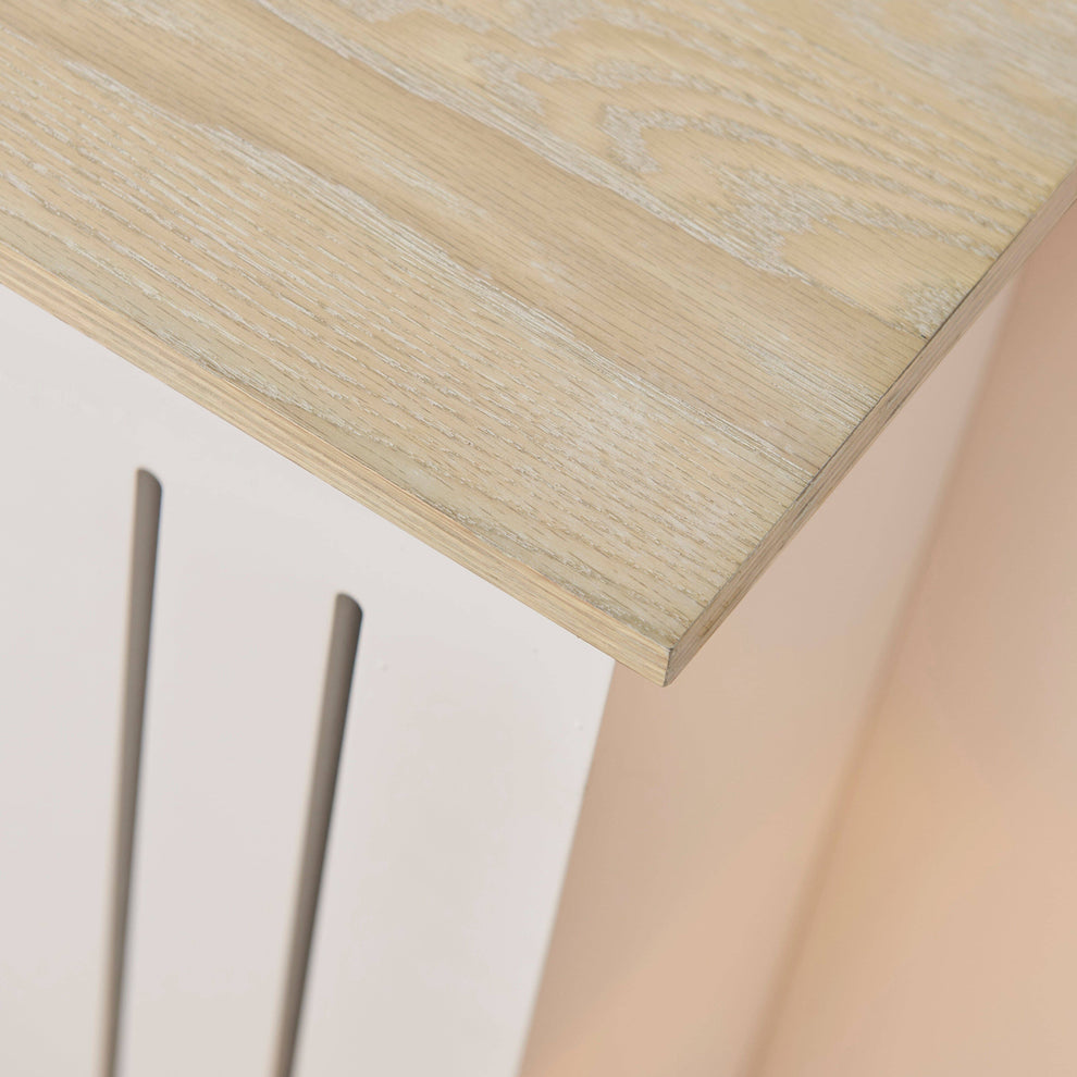 Elspeth Extending Radiator Cover - Whitewash Oak – Laura James