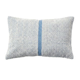 Elston 55x35cm Cotton Zig Zag Cushion Cover - Horizon Blue - Laura James 