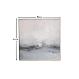 Elswick 82X82cm Sea Spray Wall Art - Silver Frame - Laura James 