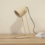 Eltham Taupe 42cm Metal Desk Lamp - Laura James

