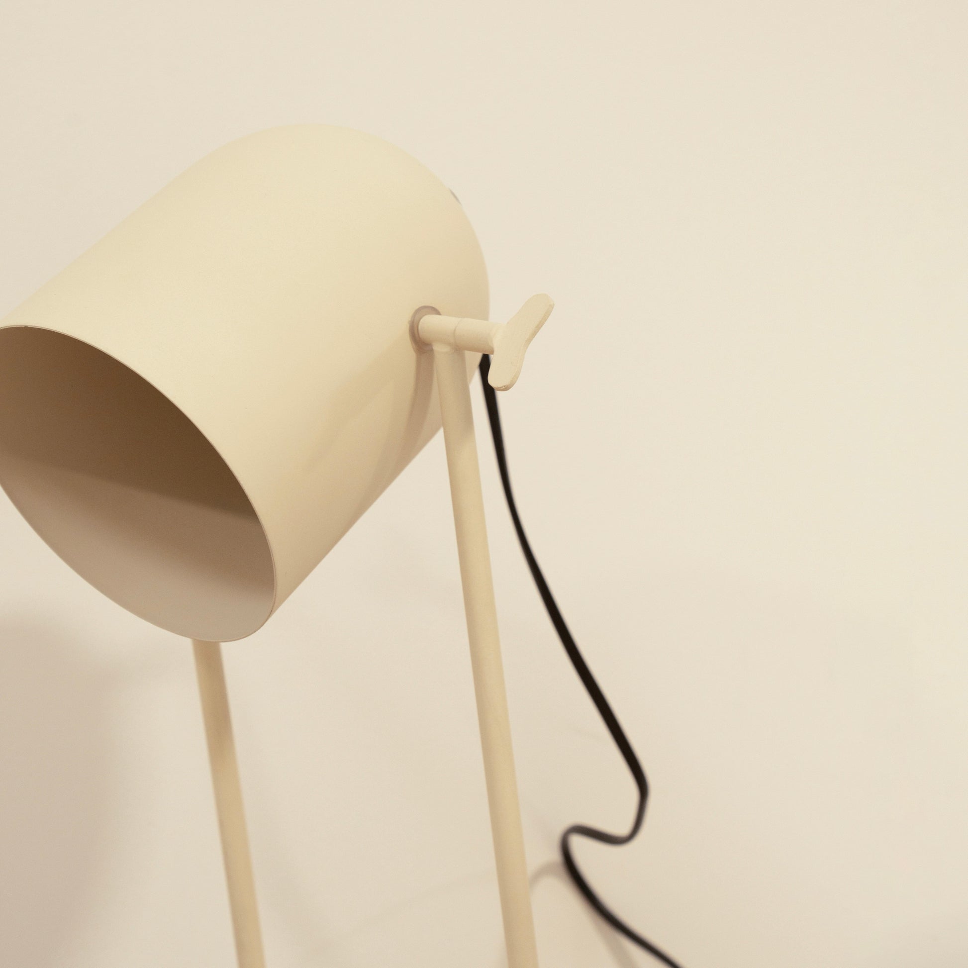 Eltham Taupe 42cm Metal Desk Lamp - Laura James

