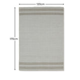 Eluru 120x170cm PET Rug - Off White & Clay - Laura James