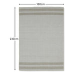 Eluru 160x230cm PET Rug - Off White & Clay - Laura James