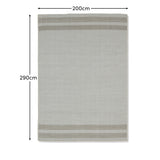 Eluru 200x290cm PET Rug - Off White & Clay