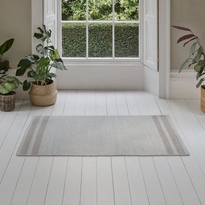 Eluru 120x170cm PET Rug - Off White & Clay - Laura James