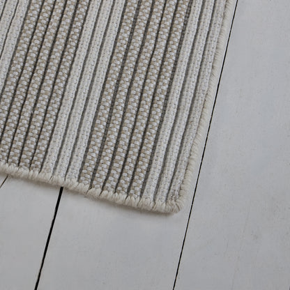 Eluru 120x170cm PET Rug - Off White & Clay - Laura James