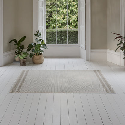 Eluru 160x230cm PET Rug - Off White & Clay - Laura James