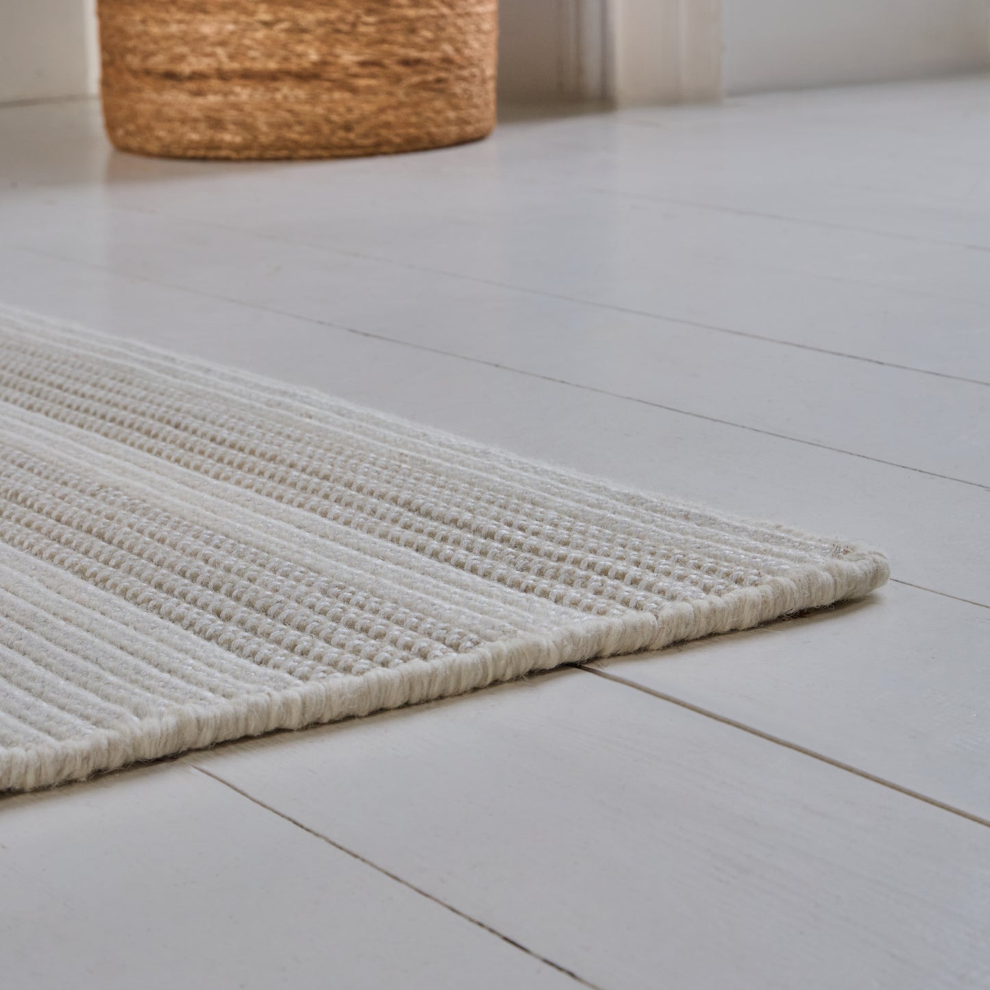 Eluru 160x230cm PET Rug - Off White & Clay - Laura James