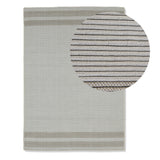 Eluru 200x290cm PET Rug - Off White & Clay - Laura James 