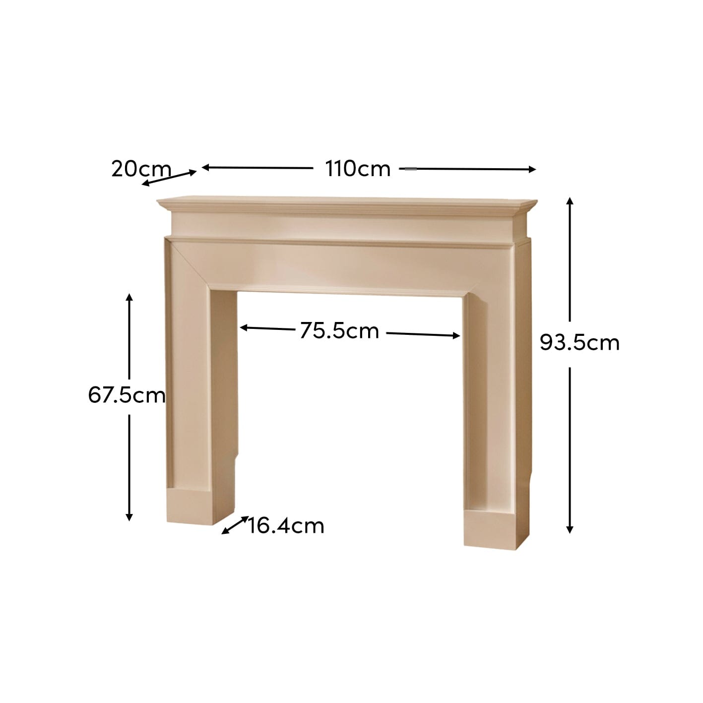 Ember_110cm_Fireplace_Surround_Snow_White-4 - Laura James