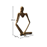 Embley 27cm Figure Ornament - Patina Gold - Laura James 