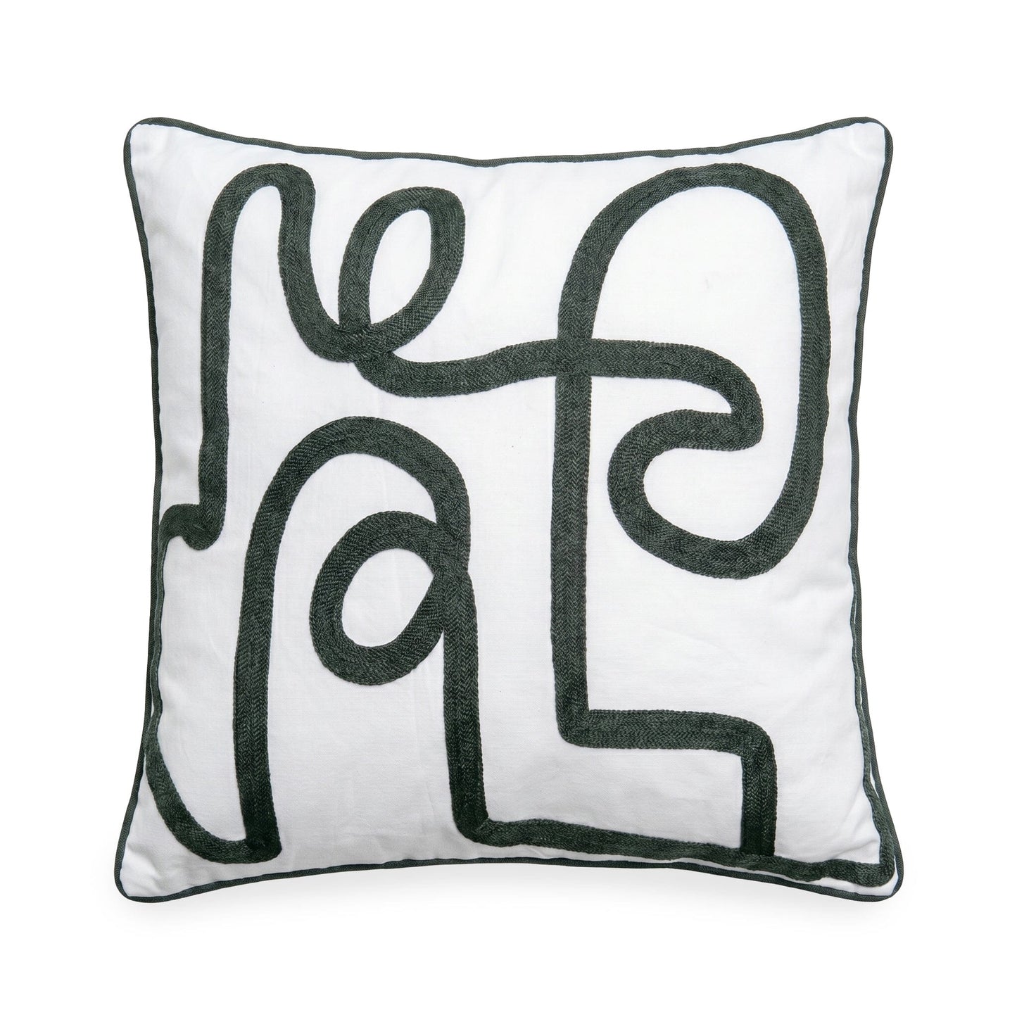 Epworth 45x45cm Cushion Cover - Forest Green - Laura James 