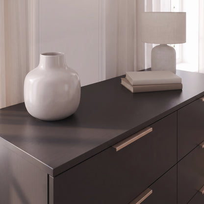 Essie 8 Drawer Chest of Drawers - Black